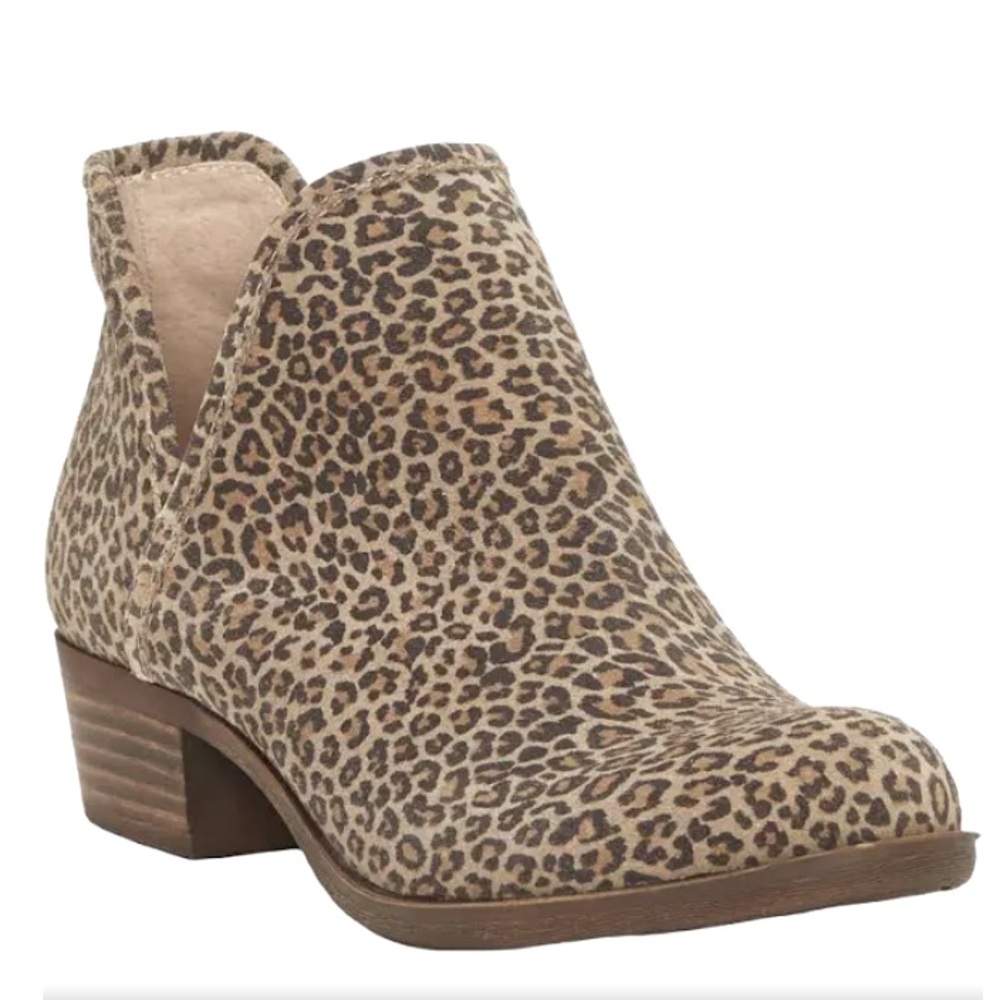 Lucky Brand Leopard Print Baley 2 Ankle Booties